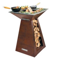 Гриль-вогнище Quan Quadro BASIC Small Коричневий 60 х 60