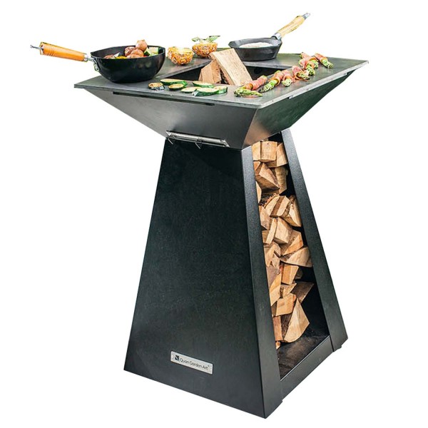 Купить Гриль-вогнище Quan Quadro BASIC Small Чорний 60 х 60 - QN90017 в магазине Grill Point