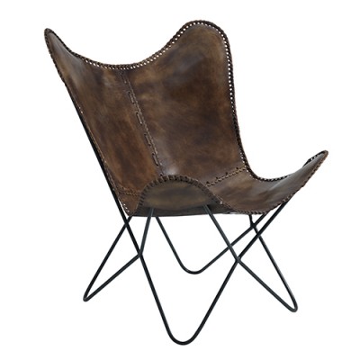 Кресло кожаное Dr. Fire для сада