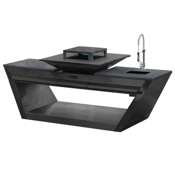 Купить Вулична кухня Quan Rolling Kitchen Carbon
c мийкою та водонагрівачем  - 1002035 в магазине Grill Point
