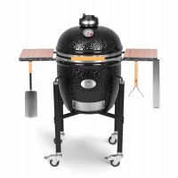 Керамічний гриль Monolith Classic Pro 1.0 Black (Чорний) з підставкою на колесах