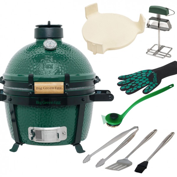 Купить КОМПЛЕКТ Керамічний гриль Big Green Egg Medium - 101011 в магазине Grill Point