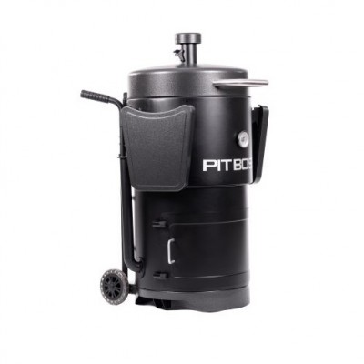 Вугільний смокер Pit Boss Champion, бочкова форма, коптильня-гриль