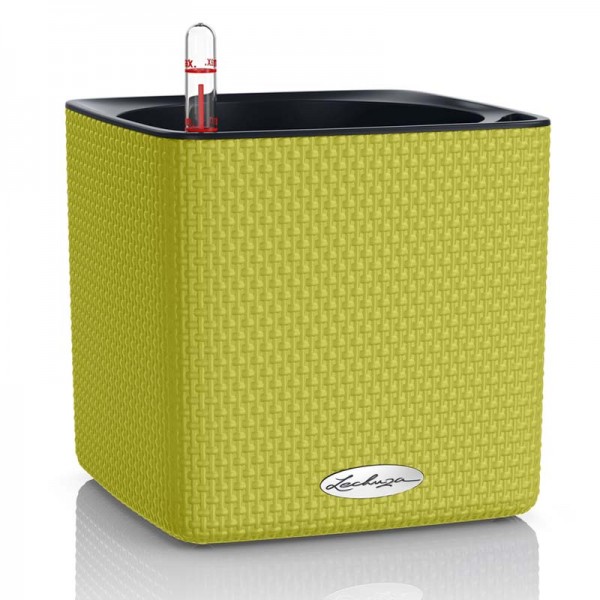 Купить Вазон Lechuza CUBE Color 16 зеленый лайм - 13585 в магазине Grill Point
