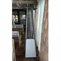 Газовий вуличний інфрачервоний обігрівач Activa Pyramide Cheops II, 9,3 кВ, білий