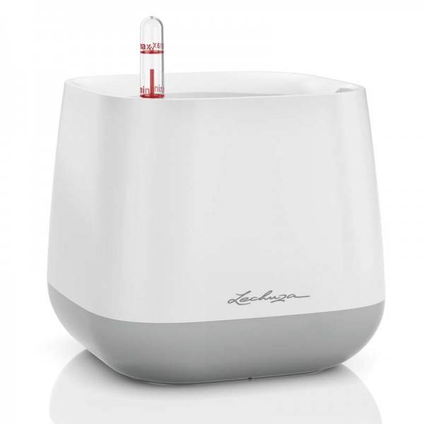 Кашпо Lechuza YULA белый/серый - 13862 Купить Кашпо Lechuza YULA белый/серый - 13862 в магазине Grill Point