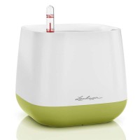 Кашпо Lechuza YULA белый/фисташковый