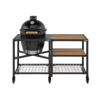 Гриль керамический Big Green Egg ONYX LARGE в столі
