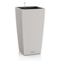 Вазон Lechuza CUBICO Cottage 30 светло-серый