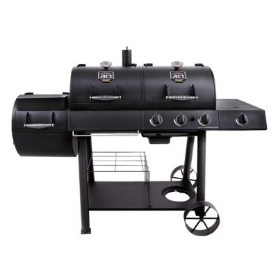Вугільно-газовий гриль-коптильня Oklahoma Joe's Longhorn Combo Charcoal / Gas Smoker Grill