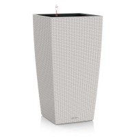 Вазон Lechuza CUBICO Cottage 40 светло-серый