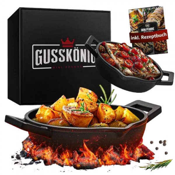 Купить Набор чугунных мини-сервировочных кастрюль Gusskoenig, 2шт - 170615 в магазине Grill Point