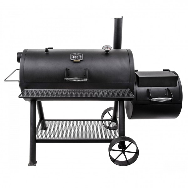 Класична коптильня професійного класу з реверсним потоком OKLAHOMA JOE'S LONGHORN REVERSE-FLOW SMOKER / GRILL - 17202053 Купить Класична коптильня професійного класу з реверсним потоком OKLAHOMA JOE'S LONGHORN REVERSE-FLOW SMOKER / GRILL - 17202053 в магазине Grill Point