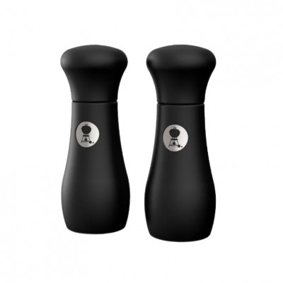 Сільничка та перечниця Weber, чорні, висота 10см