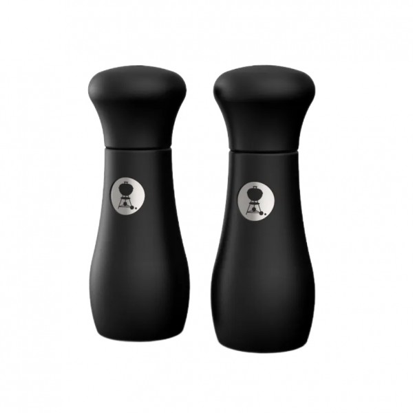 Купить Сільничка та перечниця Weber, чорні, висота 10см - 17275-w в магазине Grill Point