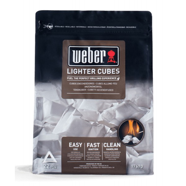 Купить Кубики для розпалювання вугілля Weber на основі парафіну, 22 шт. - 17670 в магазине Grill Point