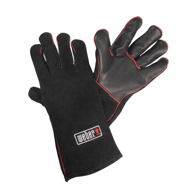 Купить Шкіряні жароміцні рукавички для гриля Weber - 17896 в магазине Grill Point