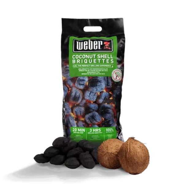 Купить Брикети з кокосової стружки Weber, 8 кг - 18402 в магазине Grill Point