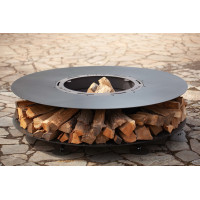 Вогнище Dr.Fire "COMFORT" з дровнік і кришкою в комплекті