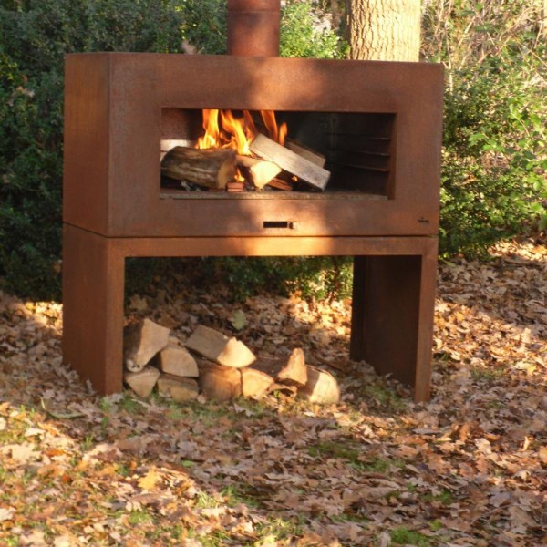 Купить Камин-мангал  Dr.Fire "ENOK" на подставке - 2000111 в магазине Grill Point