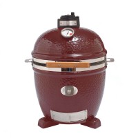 Керамічний гриль Monolith Junior Red (Червоний) PRO-SERIES 2.0 без підставки