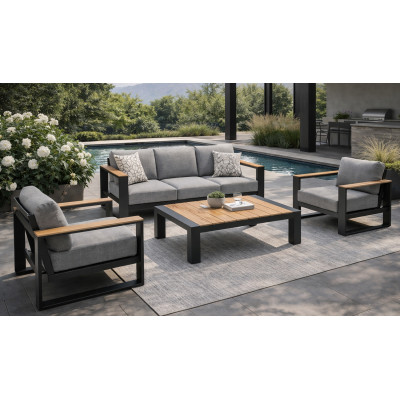 Комплект для відпочинку на 5 осіб HIGOLD CAMBUSA 206220 сірий