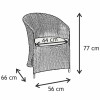 Крісло для саду Aquila Grey - 20630 фото_3 