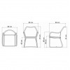 Обіднє крісло Moma Skyline Design - 21201 фото_4 