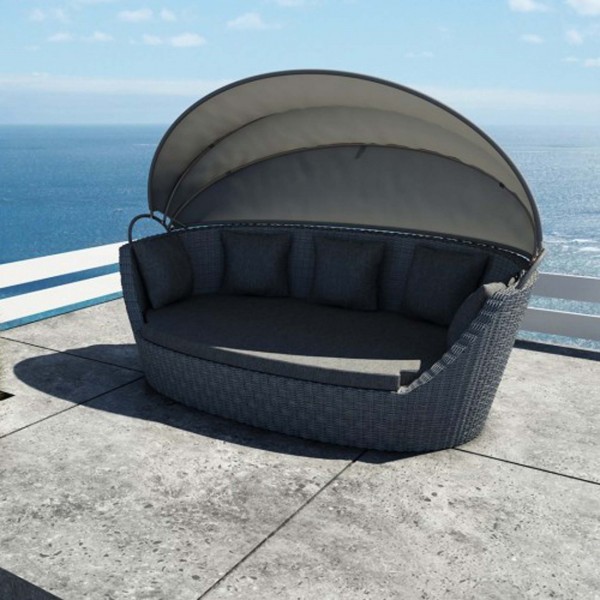 Купить Диван з балдахіном Portofino Grey - 21480 в магазине Grill Point