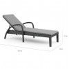 Шезлонг Grazia Grey - 21485 фото_1 