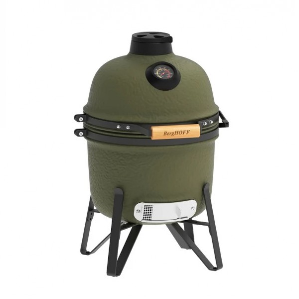 Купить Керамічний гриль BergHOFF міні, зелений матовий - 2415708 в магазине Grill Point