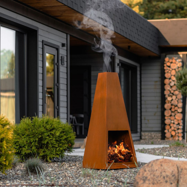 Купить Кострова чаша-вогнище OXA Taper з CorTen - 30010133 в магазине Grill Point