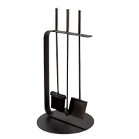 Набір “California” для каміна та грилю: кочерга, совок, щітка