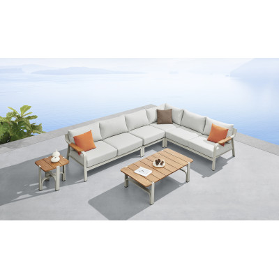 Кутовий комплект для відпочинку Higold VISCONTI (Textilene) білий 3019210