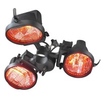 Инфракрасный электрический обогреватель Eurom для зонтика, 3-х ламповый