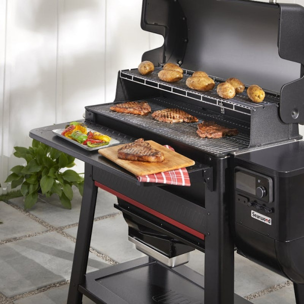 Купить Стальной складной передний стол для Weber SEARWOOD XL 600 - 3400109 в магазине Grill Point