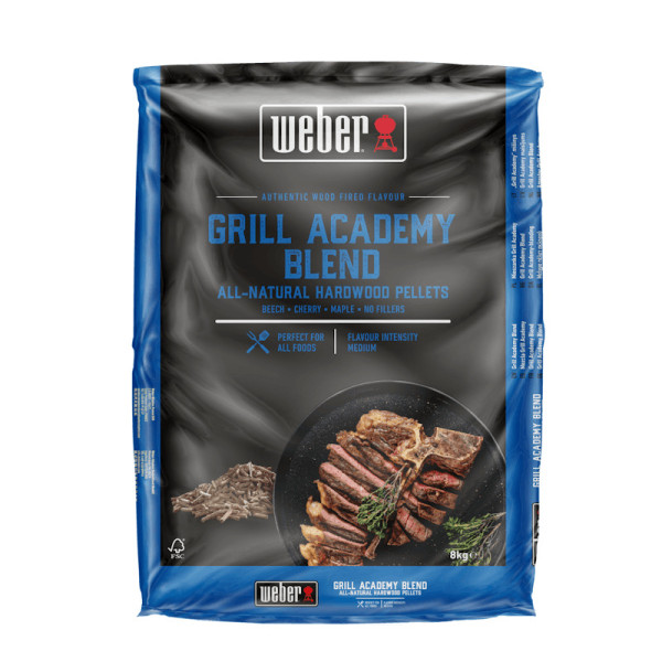 Купить Древесные пеллеты Weber смесь FSC Grill Academy Blend - 3401051 в магазине Grill Point