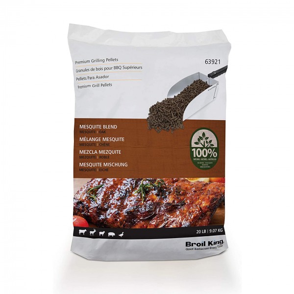 Купить Пелети для гриля MESQUITE BLEND Broil King, 9 кг - 63921 в магазине Grill Point