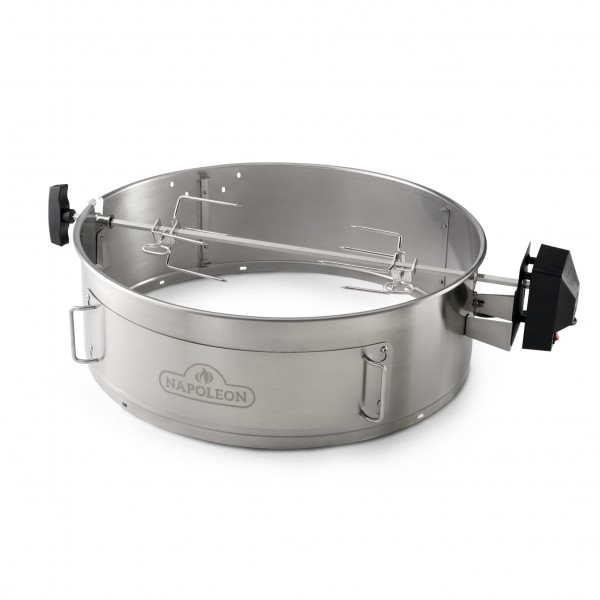 Купить Вертел с 2-мя зажимами и электромотором для угольных грилей Napoleon 57 см - 69222 в магазине Grill Point