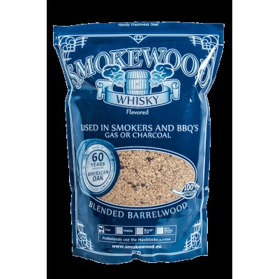 Тріска для копчення Smokewood Віскі, дрібна, 0,85 кг
