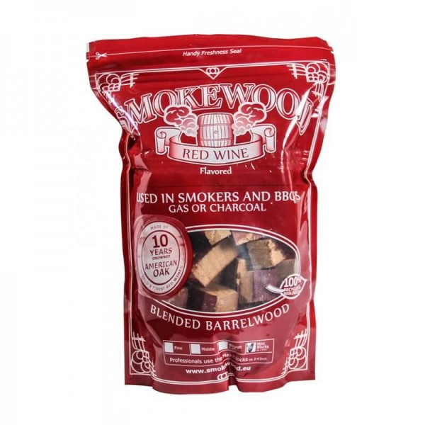 Купить Деревина для копчення Smokewood Червоне вино, 0,95 кг - 7675 в магазине Grill Point