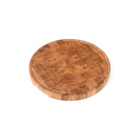 Доска профессиональная круглая дуб 40*40*4 см GRILLI