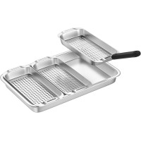 Набор противень с ручкой 5в1 нержавеющая сталь GRILLI