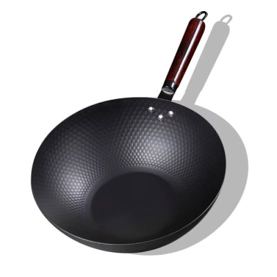 Стальний вок з ручкою Ø32 см GRILLI