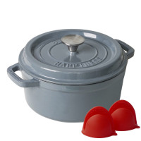 Чугунная жаровня с фарфоровым покрытием 5 л GRILLI