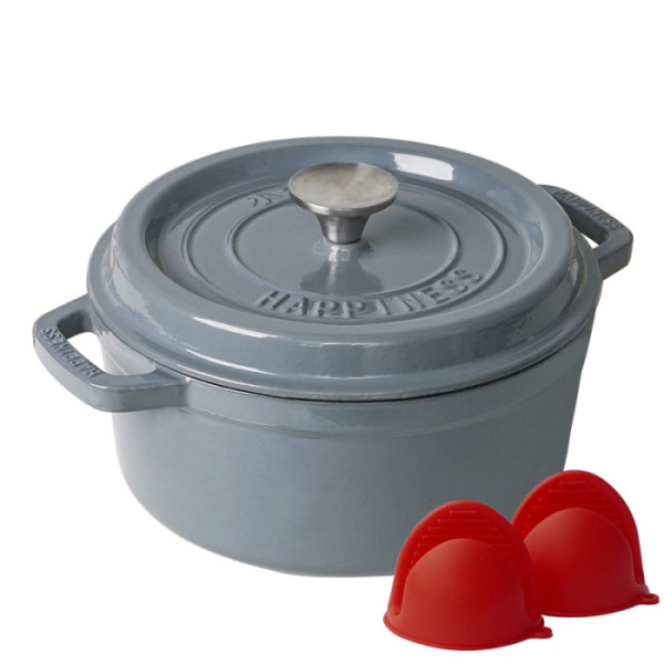 Купить Чугунная жаровня с фарфоровым покрытием 5 л GRILLI - 777210 в магазине Grill Point