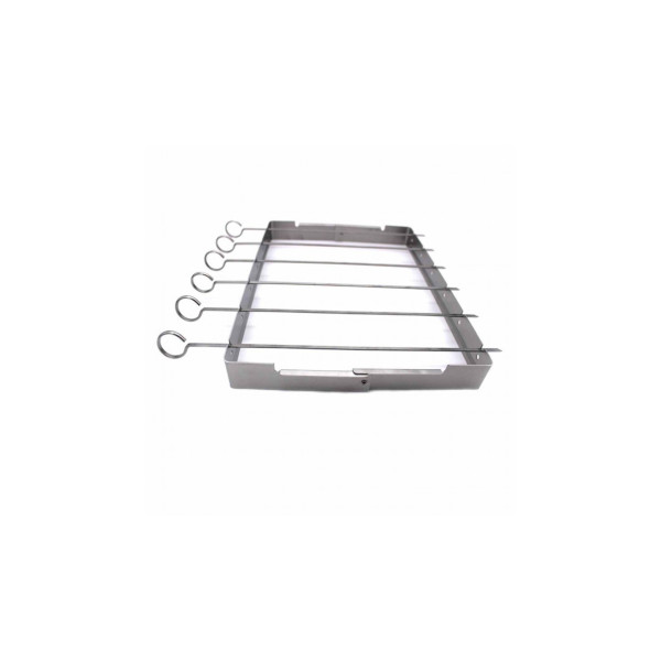 Купить Набор шампуров с подставкой 6 шт. нержавеющая сталь GRILLI - 777303 в магазине Grill Point