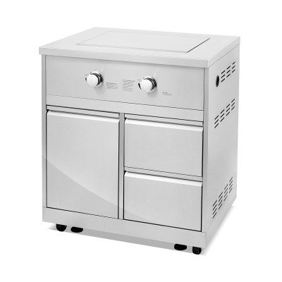 Встроенный модуль с двойной газовой конфоркой из нержавеющей стали GRILLI