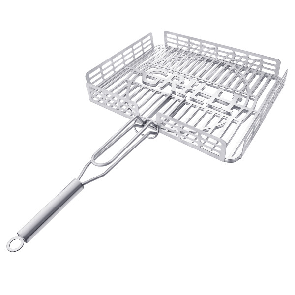 Купить Решетка-гриль для барбекю из пищевой нержавеющей стали 1.5мм 42*32см GRILLI - 777767 в магазине Grill Point