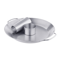 Стойка для курицы с поддоном нерж GRILLI